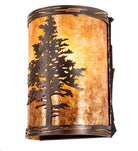 Mahogany Bronze Tamarack Wall Sconce Made in the USA - Your Western Decor