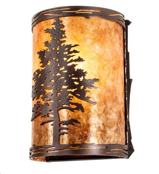 Mahogany Bronze Tamarack Wall Sconce Made in the USA - Your Western Decor