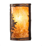 Mahogany Bronze Tamarack Wall Sconce Side Made in the USA - Your Western Decor