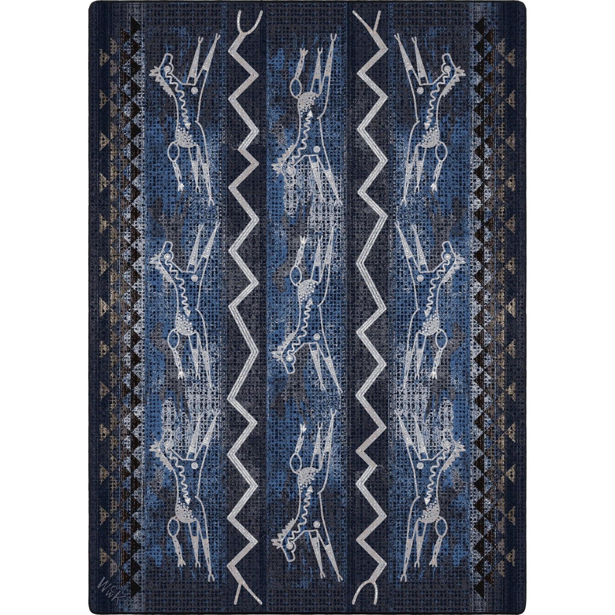 Midnight Plains Speak 8x10 Rug - Your Western Decor