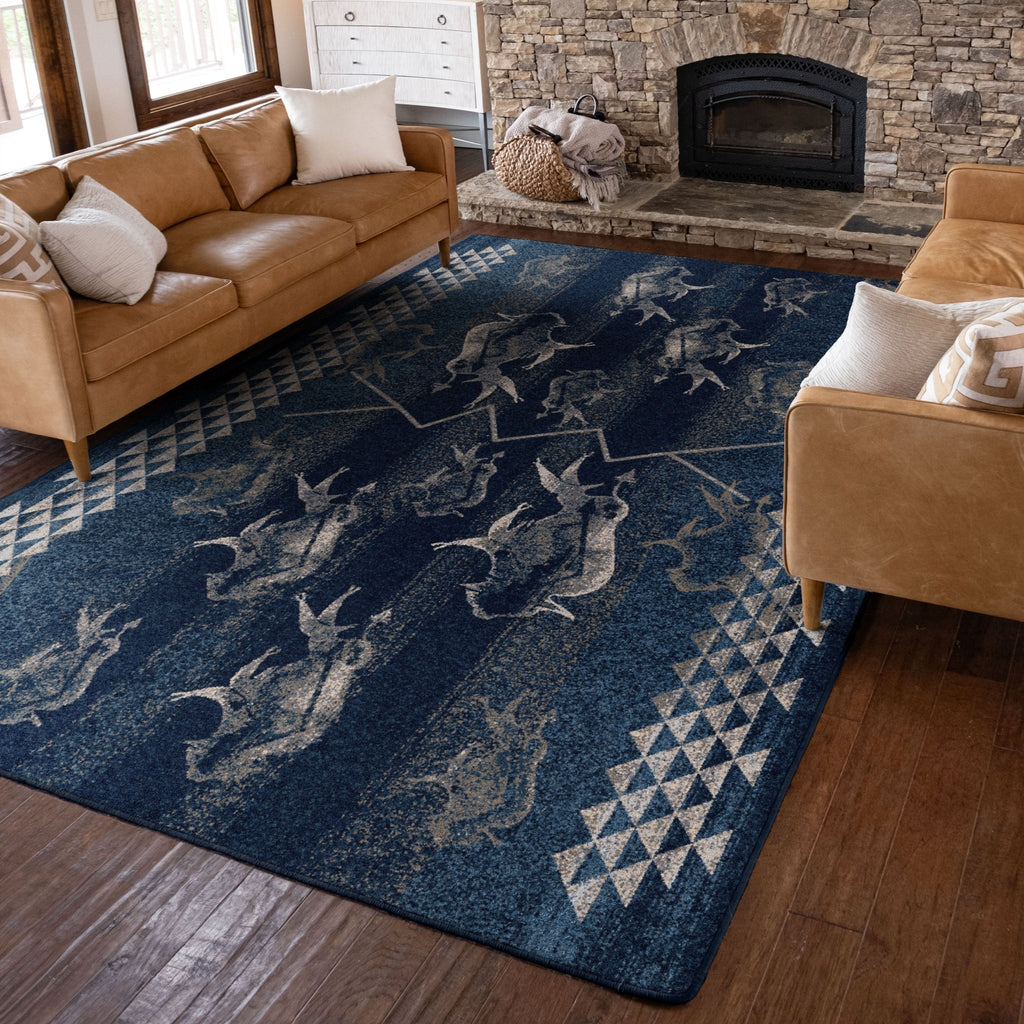 Midnight Rising Buffalo Rug Collection - Your Western Decor