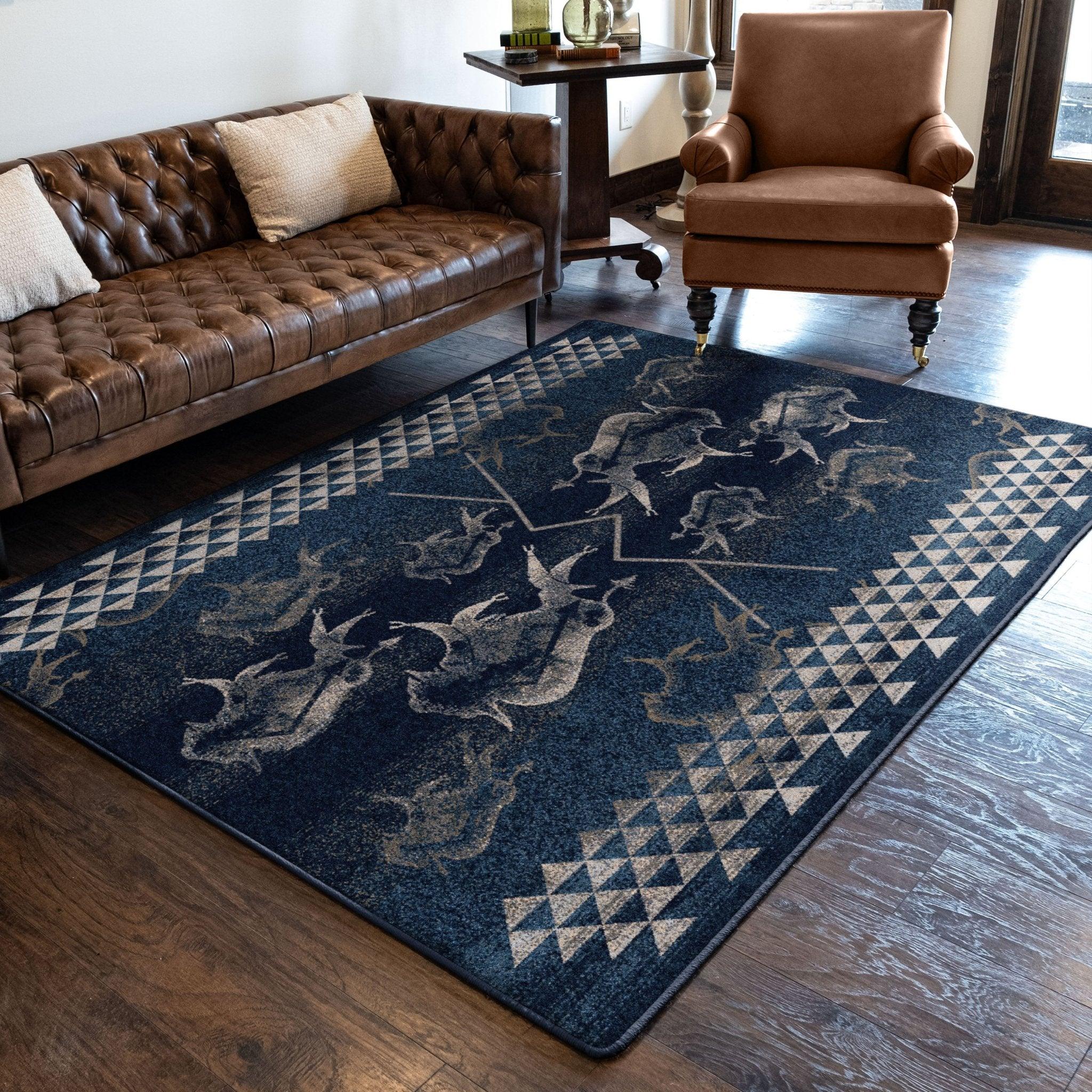 Midnight Rising Buffalo Rug Collection - Your Western Decor