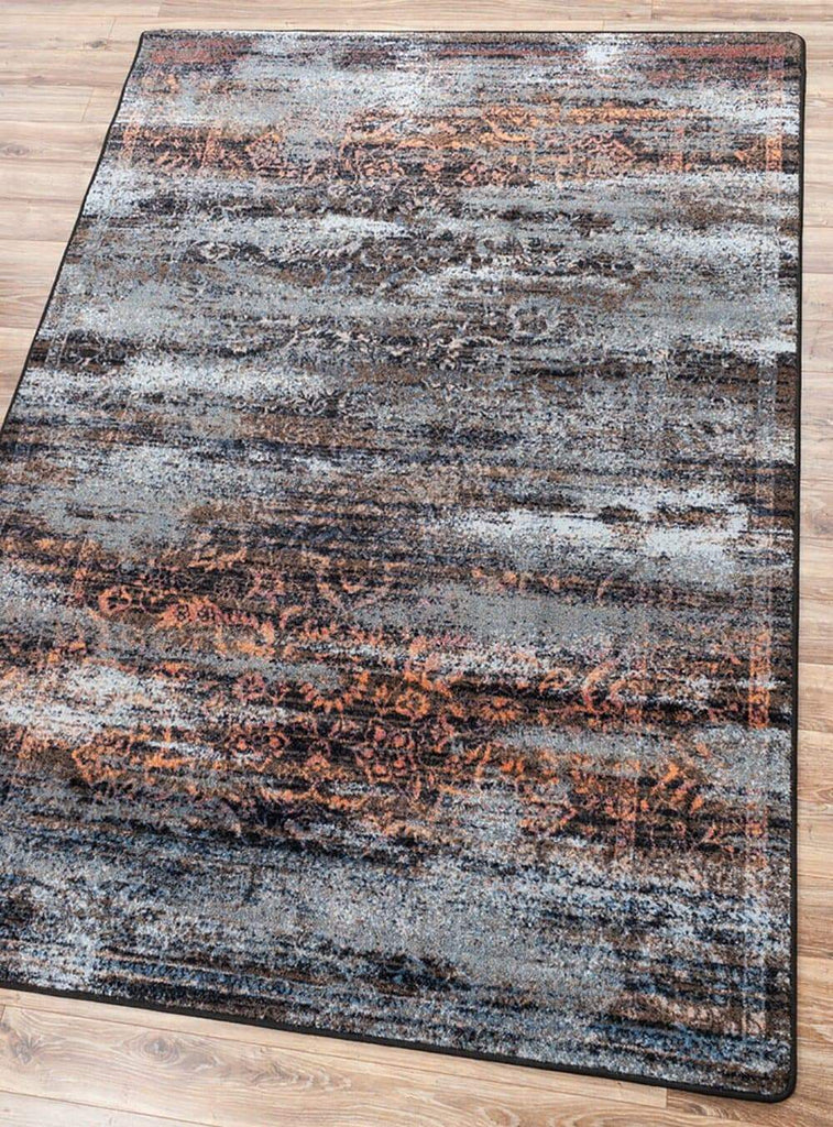 Montreal Distressed Elements Area Rugs - Made in the USA - Your Western Decor