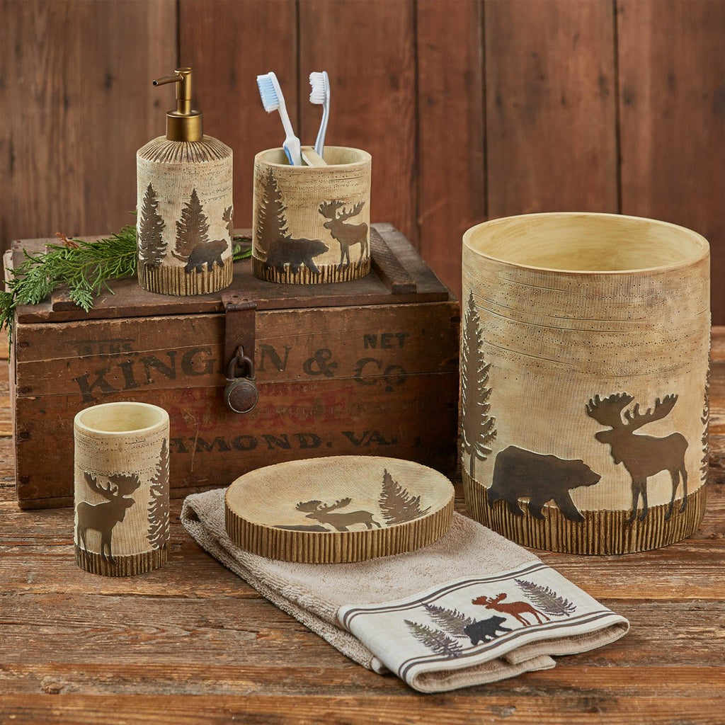 Moose in the Mountains Bathroom Set | Your Western Decor