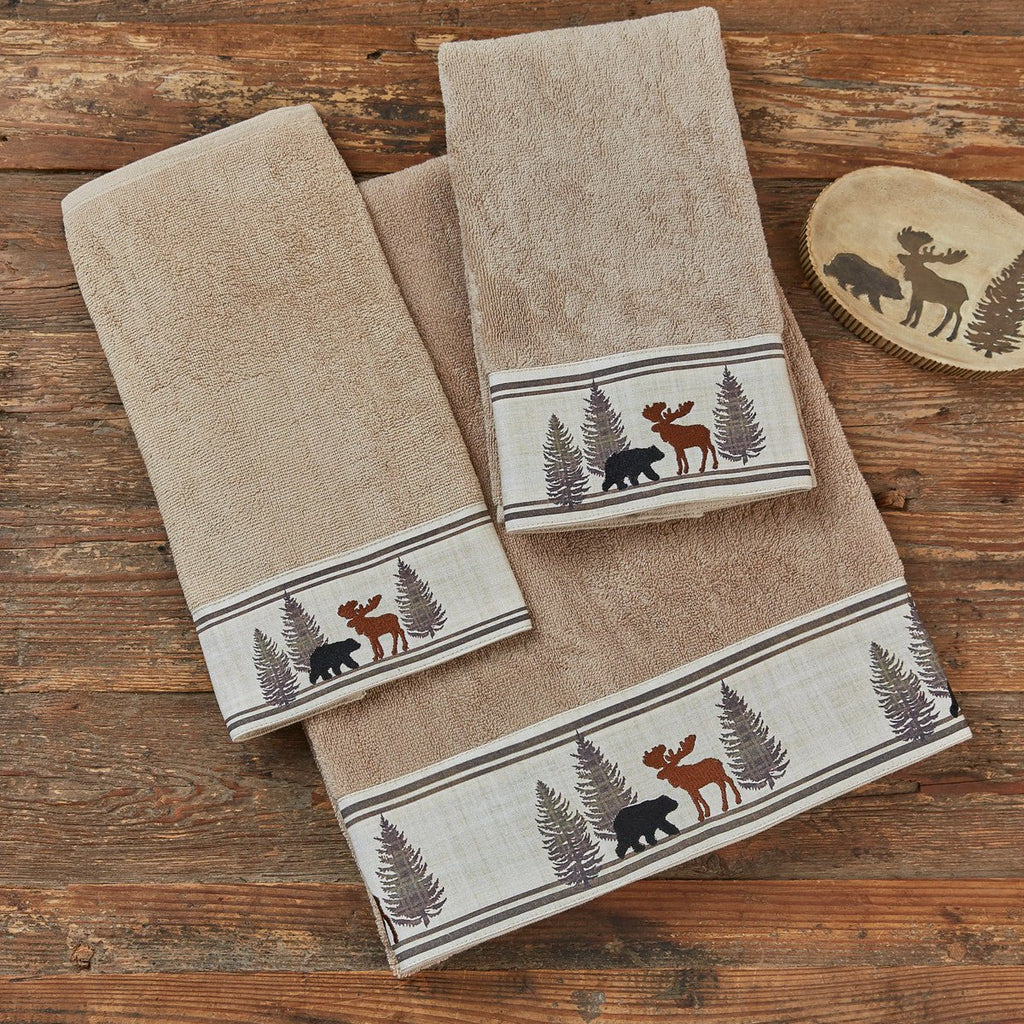 Moose in the Mountains Bath Towel Set | Your Western Decor
