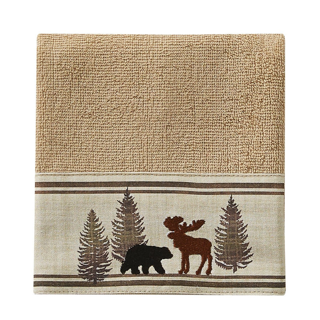 Moose in the Mountains Wash Cloth | Your Western Decor