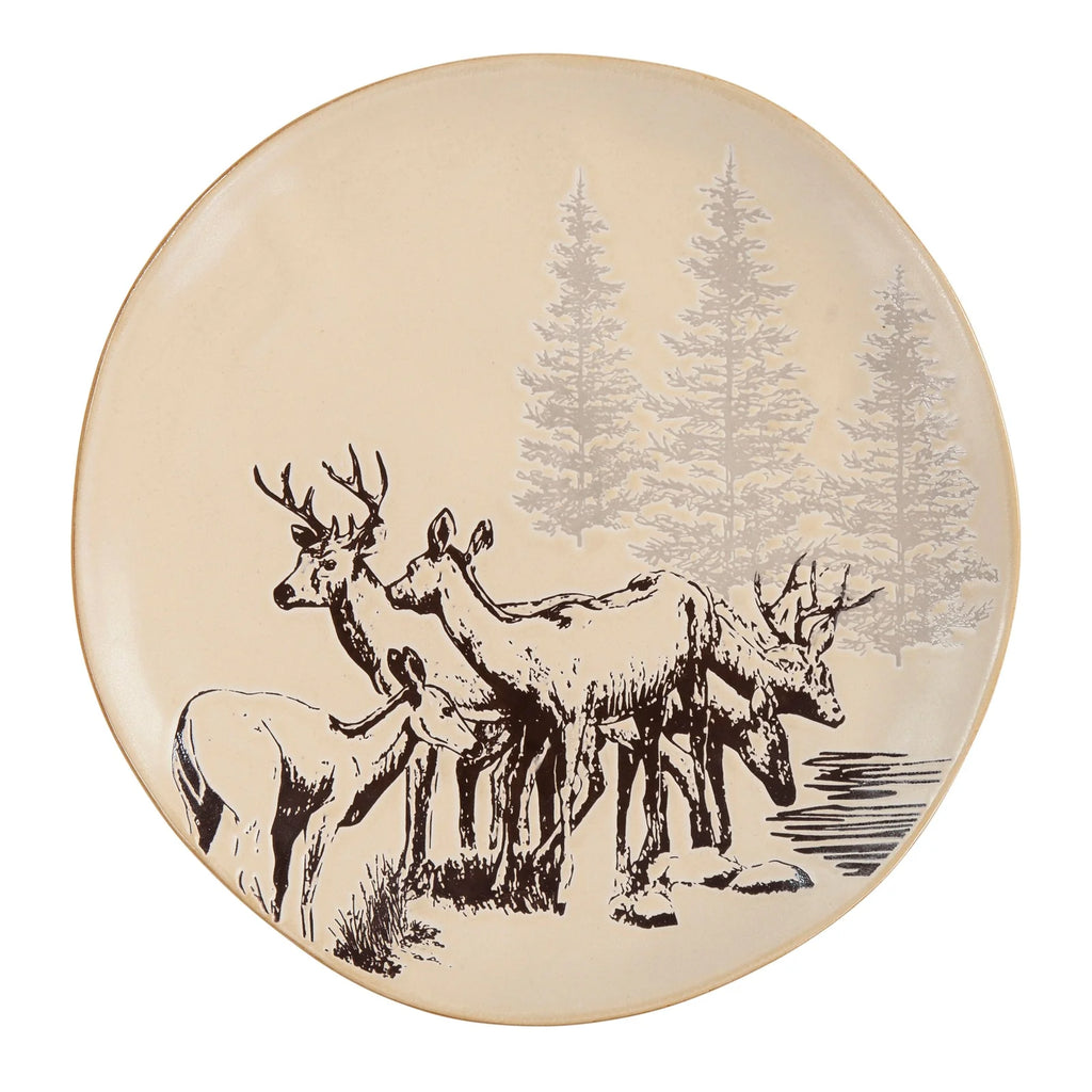 Mountain Pine Ceramic Dinner Plate - Your Western Decor