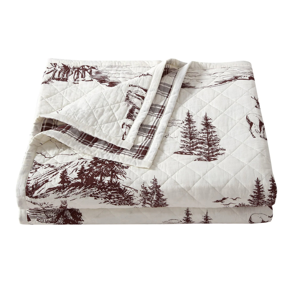 Mountain Pine Reversible Quilt Set - Your Western Decor