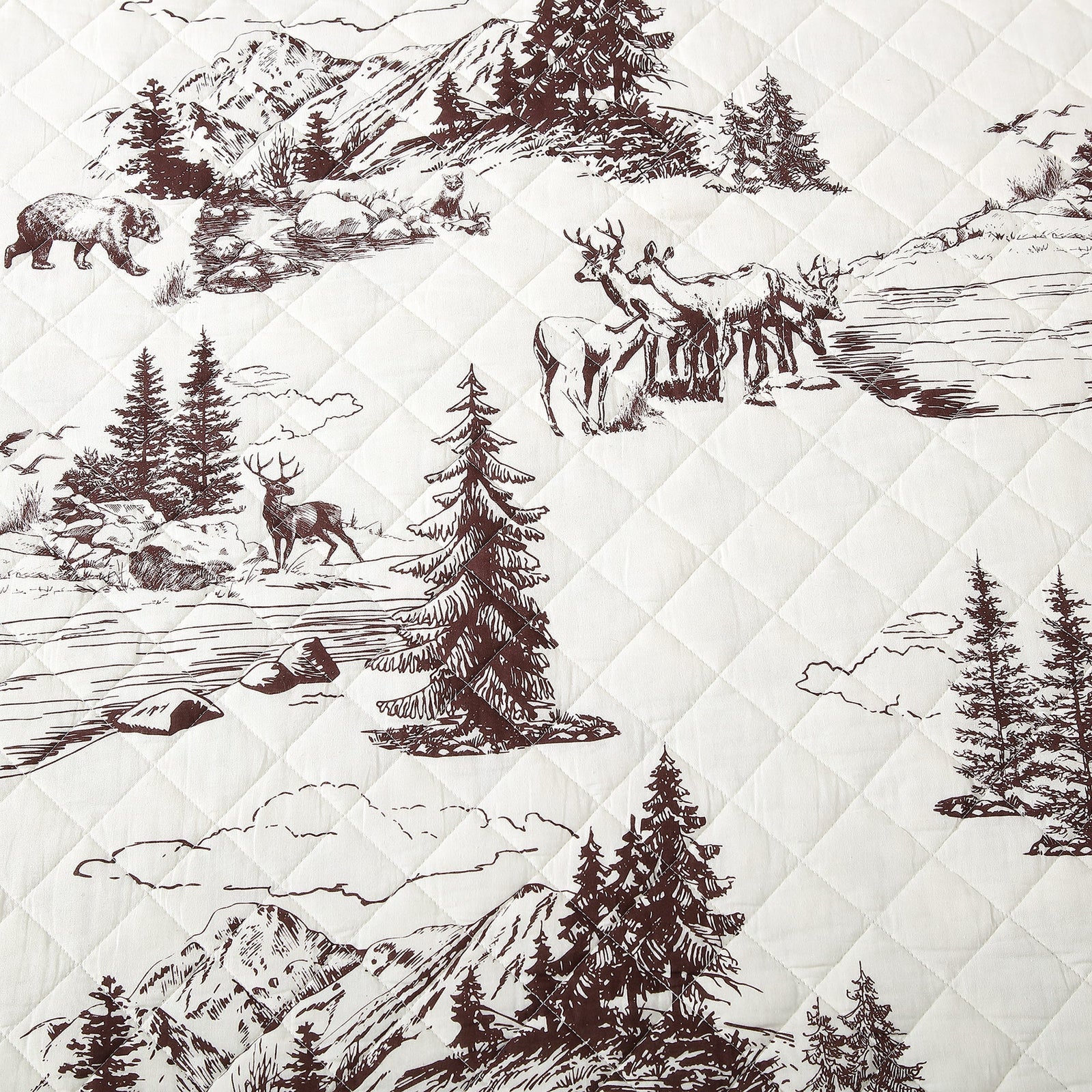 Mountain Pine Reversible Quilt Set - Your Western Decor