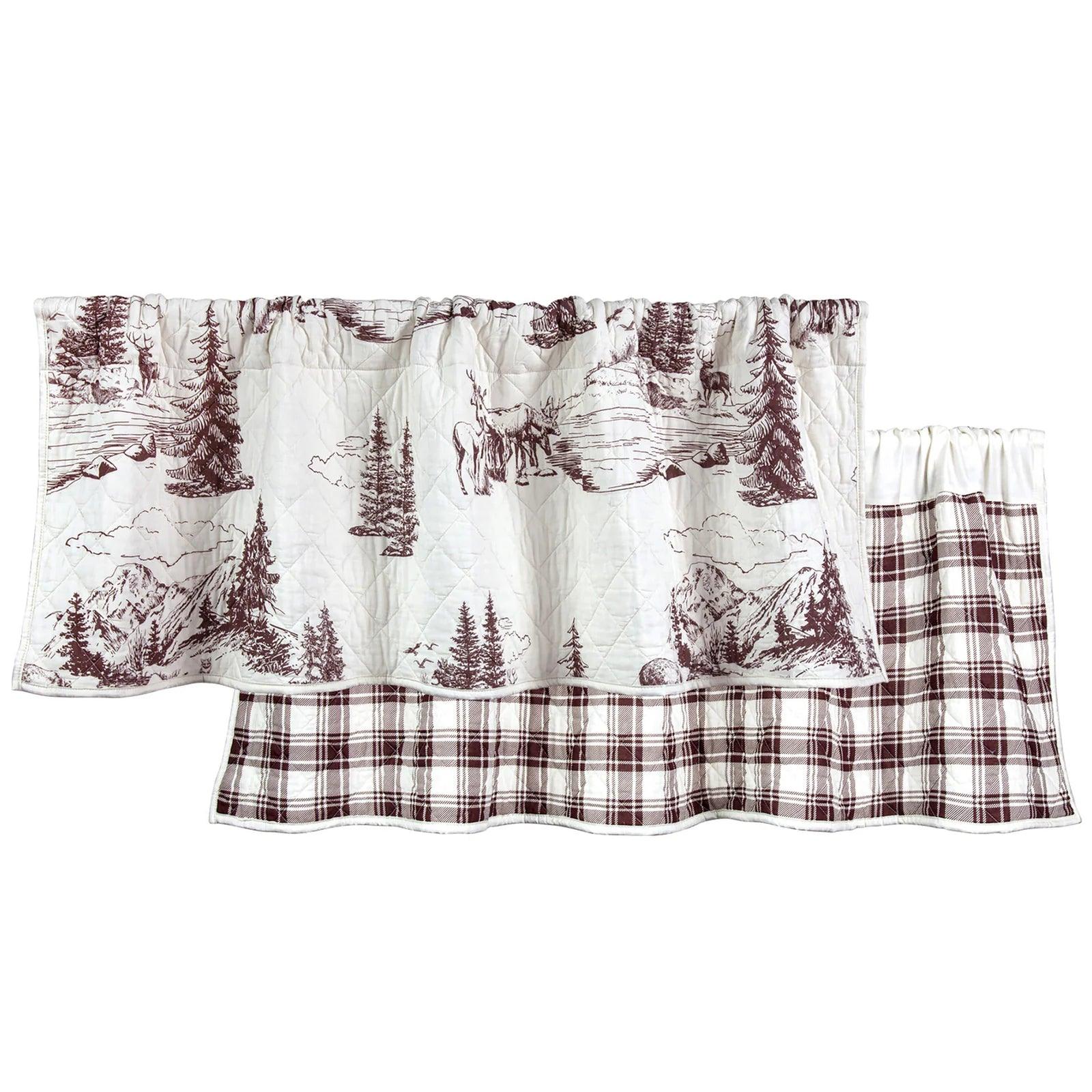 Mountain Pine Quilted Valance - Your Western Decor