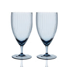 Mouth-blown Blue Everyday Glasses - Your Western Decor