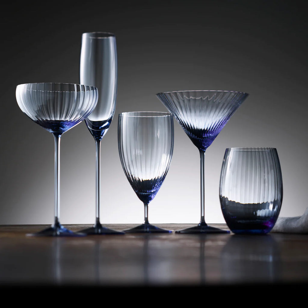 Mouth-blown Blue Glassware - Your Western Decor