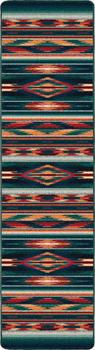 Multi Emerald Floor Runners - Rugs made in the USA - Your Western Decor