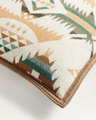 Nehalem Throw Pillows - Wool Detail - 16" x 16" - Feld Binding Edge - Your Western Decor 