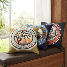 National Park Throw Pillow Set - Embroidery - Your Western Decor