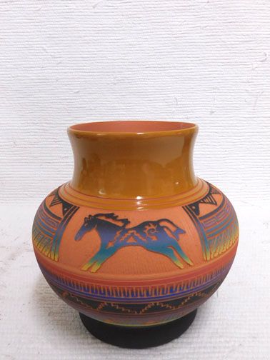 Native American Navajo Red Clay Vase - Your Western Decor