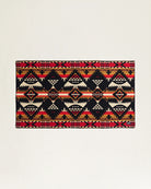 Nehalem Saddle Blanket Black - Wool & Cotton - Black, Red, White & Brown - Pendleton Woolen Mills - Your Western Decor