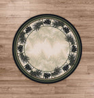 Noble Pines Round Area Rug - Made in the USA - Your Western Decor