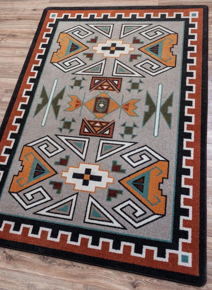 Four Rams Rust Boarder Area Rugs