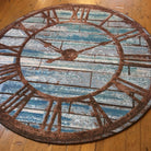 Clock Face Round Area Rug made in the USA - Your Western Decor