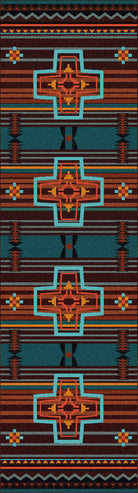 Brazos Arrows Southwestern Floor Runner - 2 Colors - Rugs made in the USA - Your Western Decor