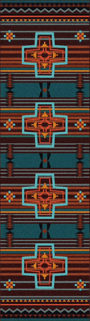 Brazos Arrows Southwestern Floor Runner - 2 Colors - Rugs made in the USA - Your Western Decor