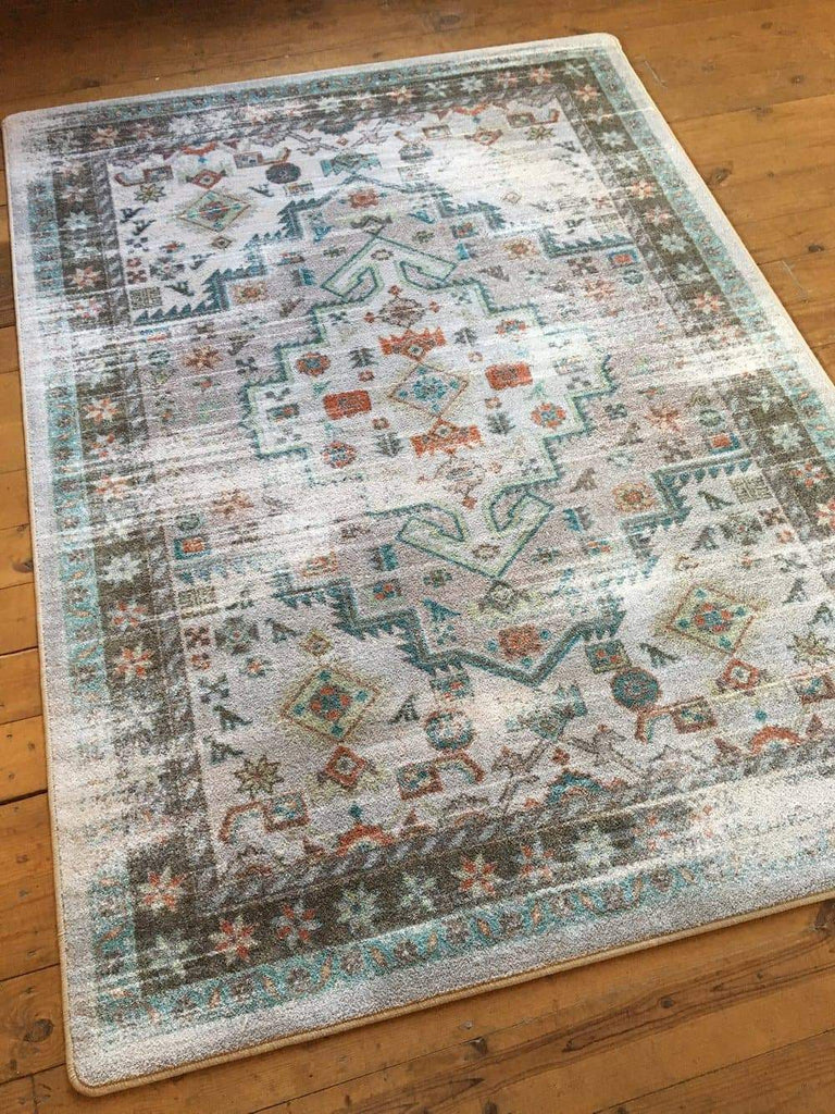 Persian Version Distressed Area Rugs - Made in the USA - Your Western Decor