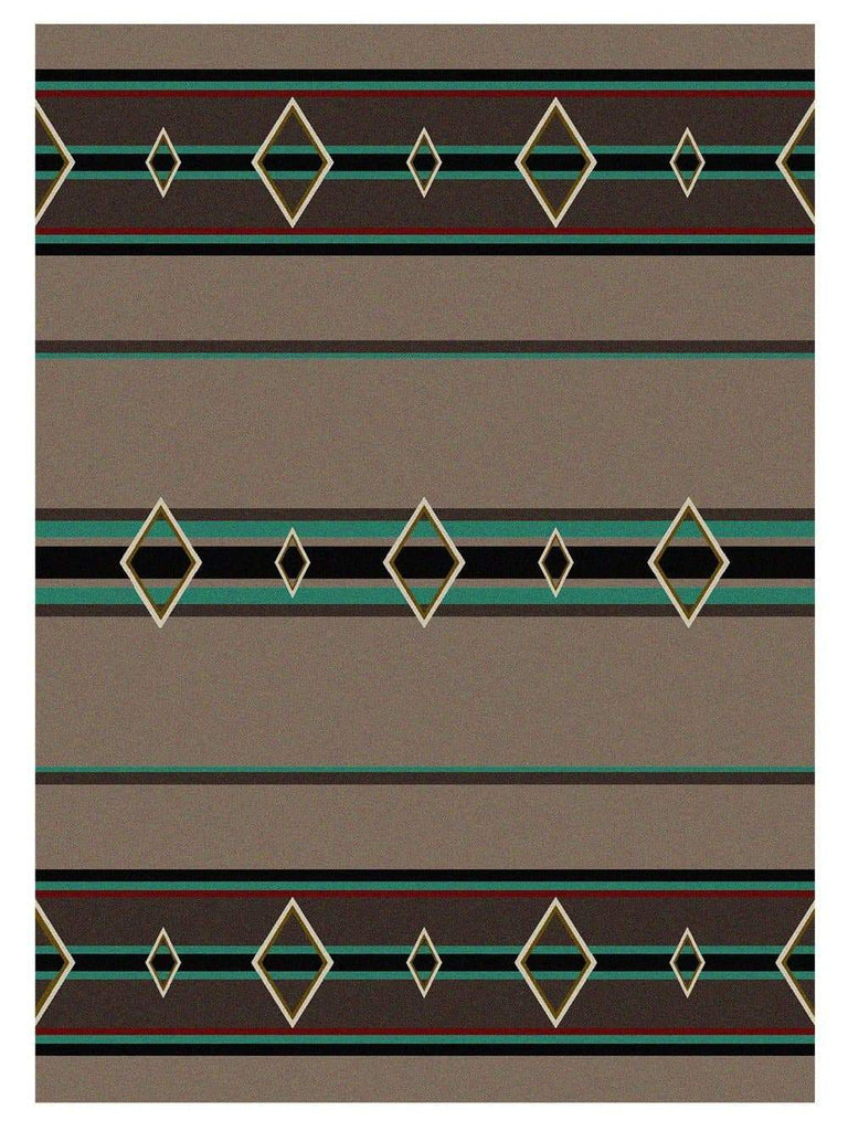 Old Timer Stone & Turquoise Rugs - Your Western Decor, LLC