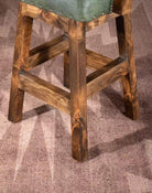 Olive & Axis Boot Stitch Swivel Stool made in the USA - Your Western Decor