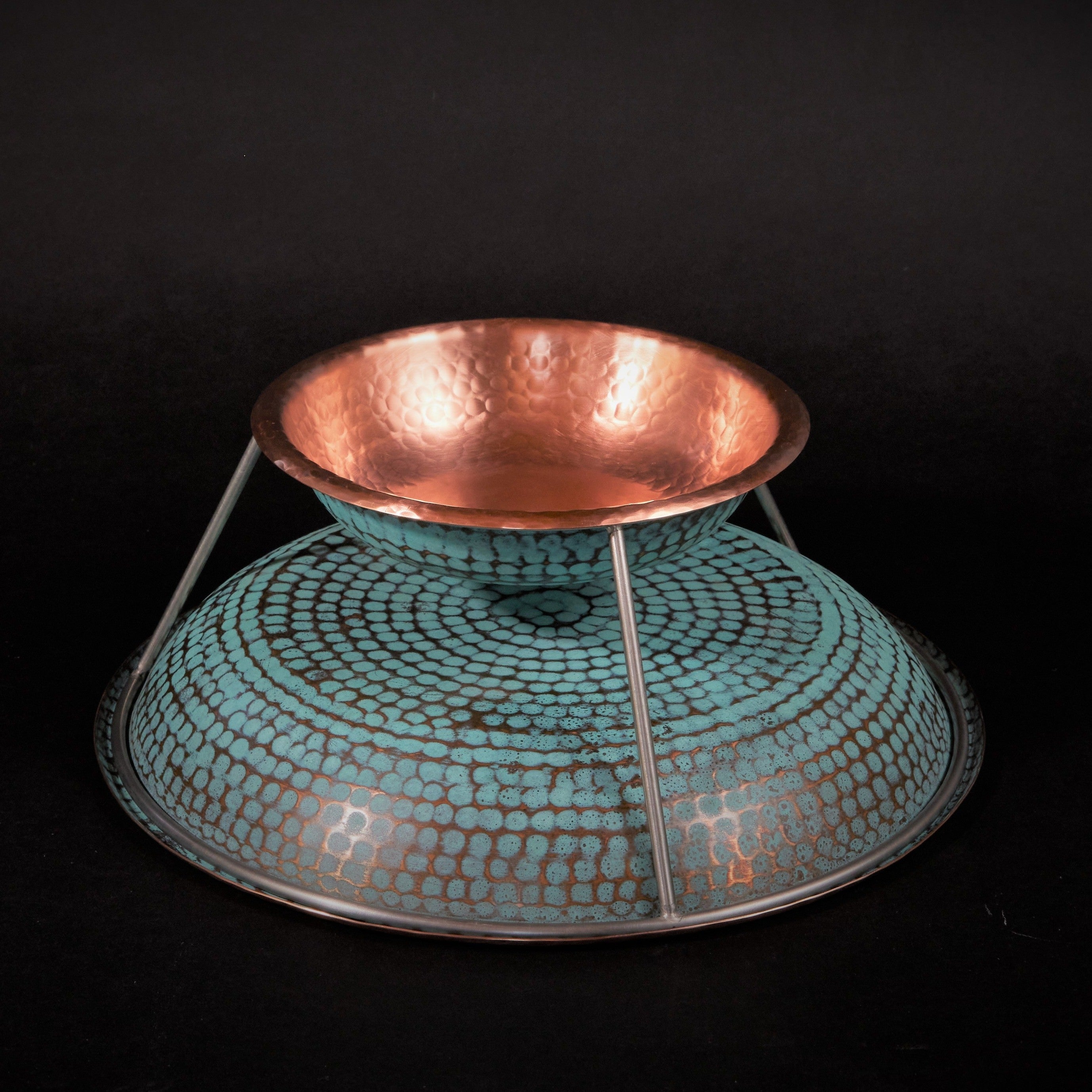 Copper Oyster serving dishes - Your Western decor