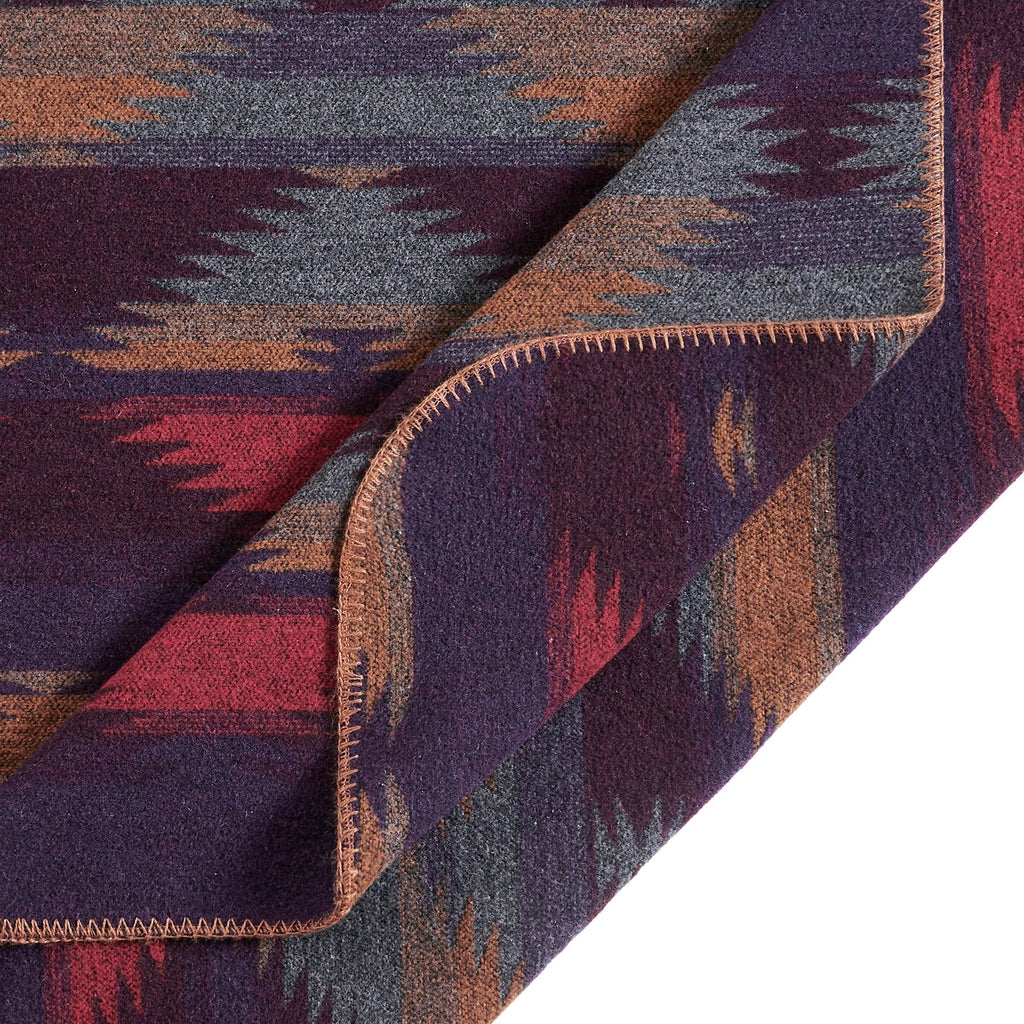 Painted Desert Wool Blend Blanket Detail - Your Western Decor