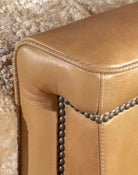 American made Palomino Shearling Leather Club Chair - Your Western Decor