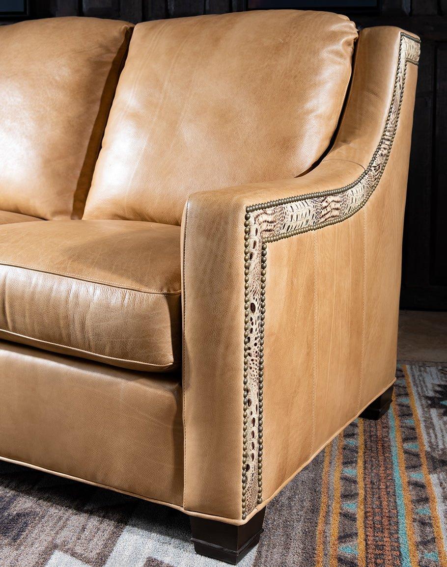 Palomino Panache Leather Sofa - Your Western Decor