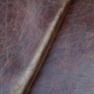 Parisian Brocante semi aniline upholstery leather hide brown European cowhide finished in Italy for furniture upholstery