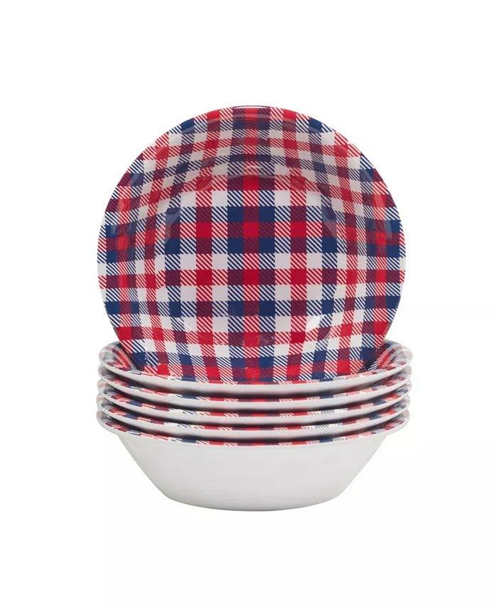 Patriotic Plaid All Purpose Bowl - Your Western Decor