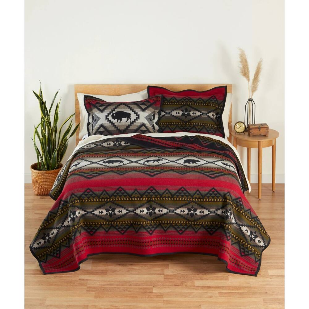 Pendleton Lost Trail Blanket and pillow shams - made in Oregon - Your Western Decor