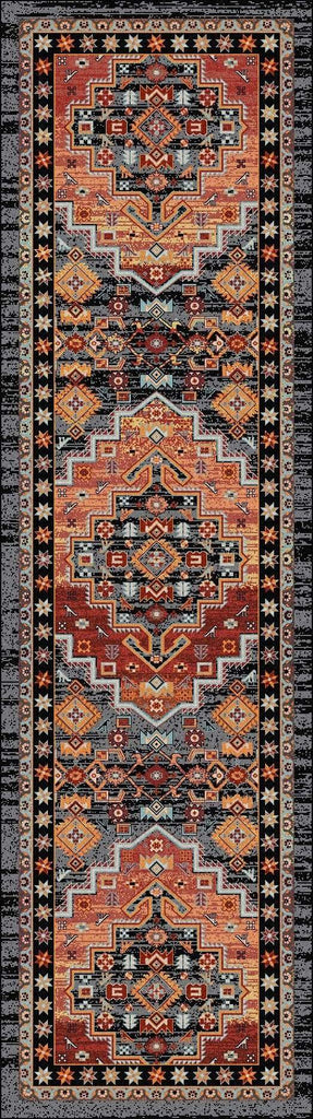 Persian Version Floor Runner - Made in the USA - Your Western Decor, LLC