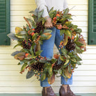 Persimmon Fall Wreath - Your Western Decor