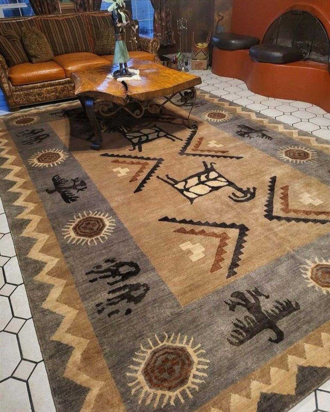 Design by Pendleton Petroglyphs Rock Art Rugs made in the USA - Your Western Decor