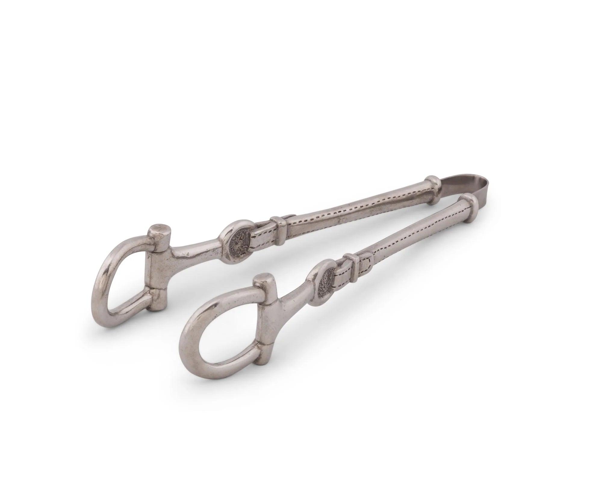 Pewter Snaffle Bit Ice Tong - Your Western Decor