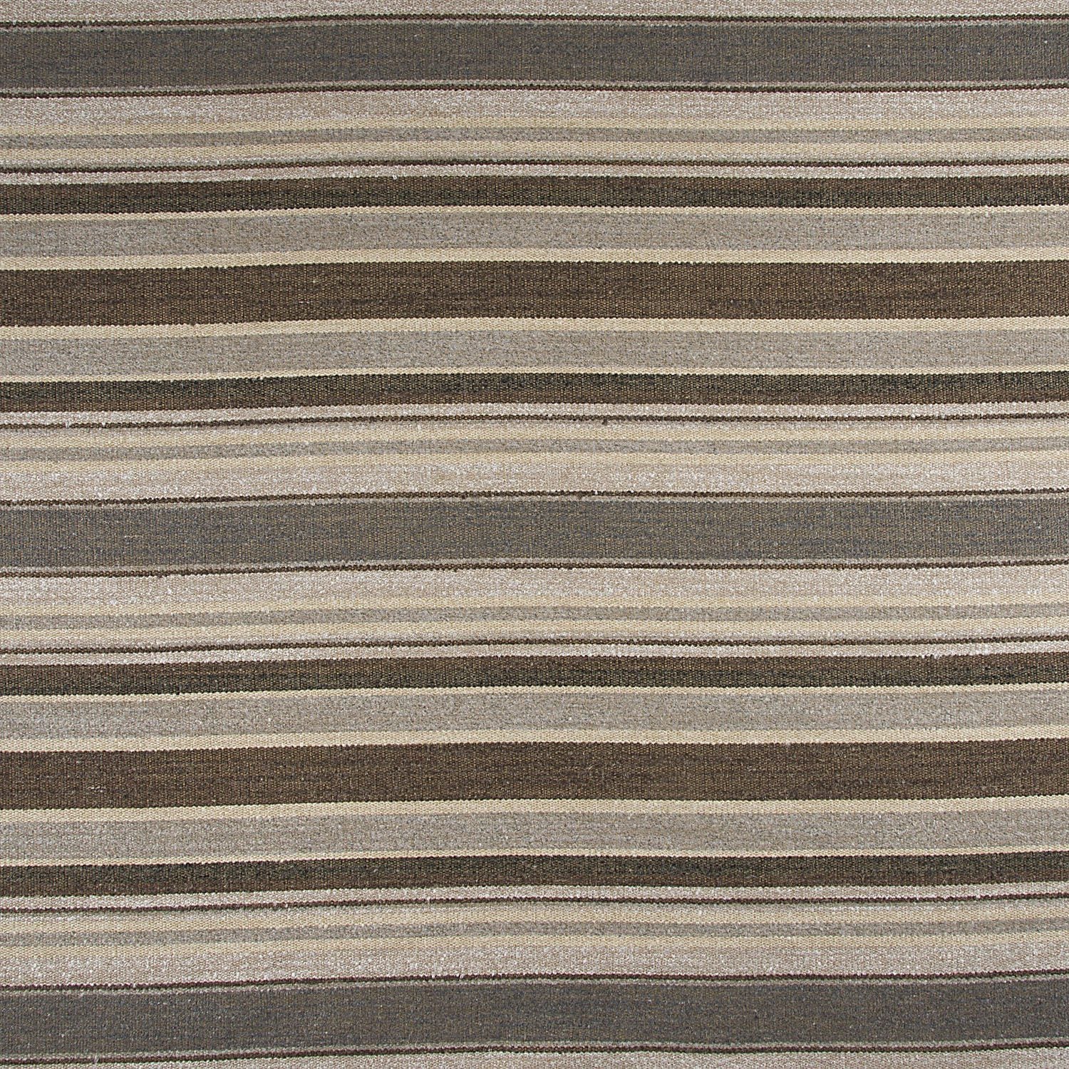 Textured fabric with horizontal stripes in brown and beige.