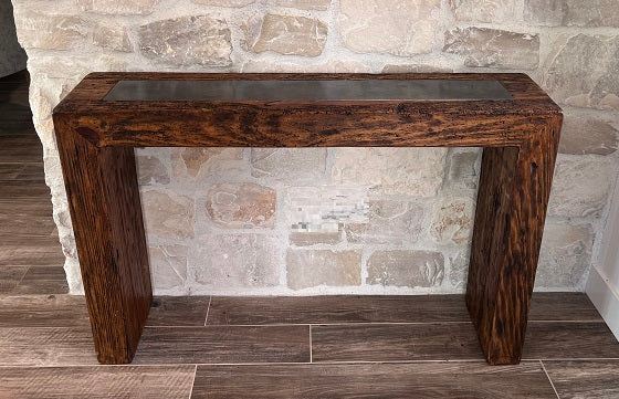 Reclaimed Wood Beam Credenza - Your Western Decor