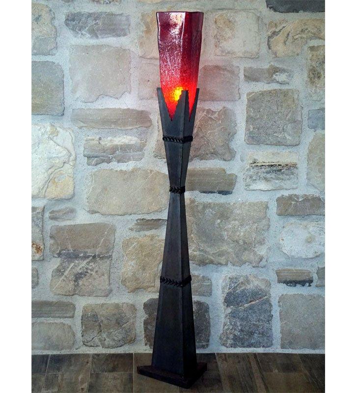 Rustic Dorado Floor Lamp red - Your Western Decor