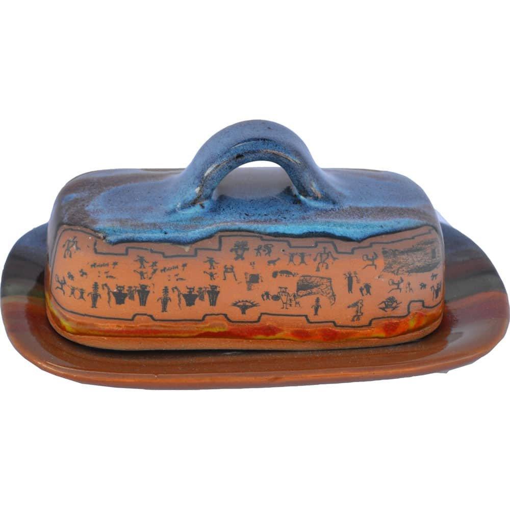 Pueblo Ruins Butter Dish - Your Western Decor