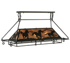 Running Horses Pot Rack | Your Western Decor