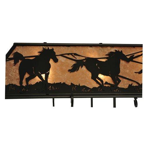 Running Horses Pot Rack | Your Western Decor