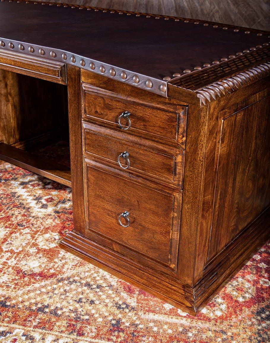 Rustic Executive Office Desk | Office Furniture | Your Western Décor ...