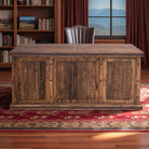 Rustic Executive Reclaimed Office Desk - Your Western Decor