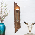 Handmade Rustic Teardrop Wall Candelero - Your Western Decor