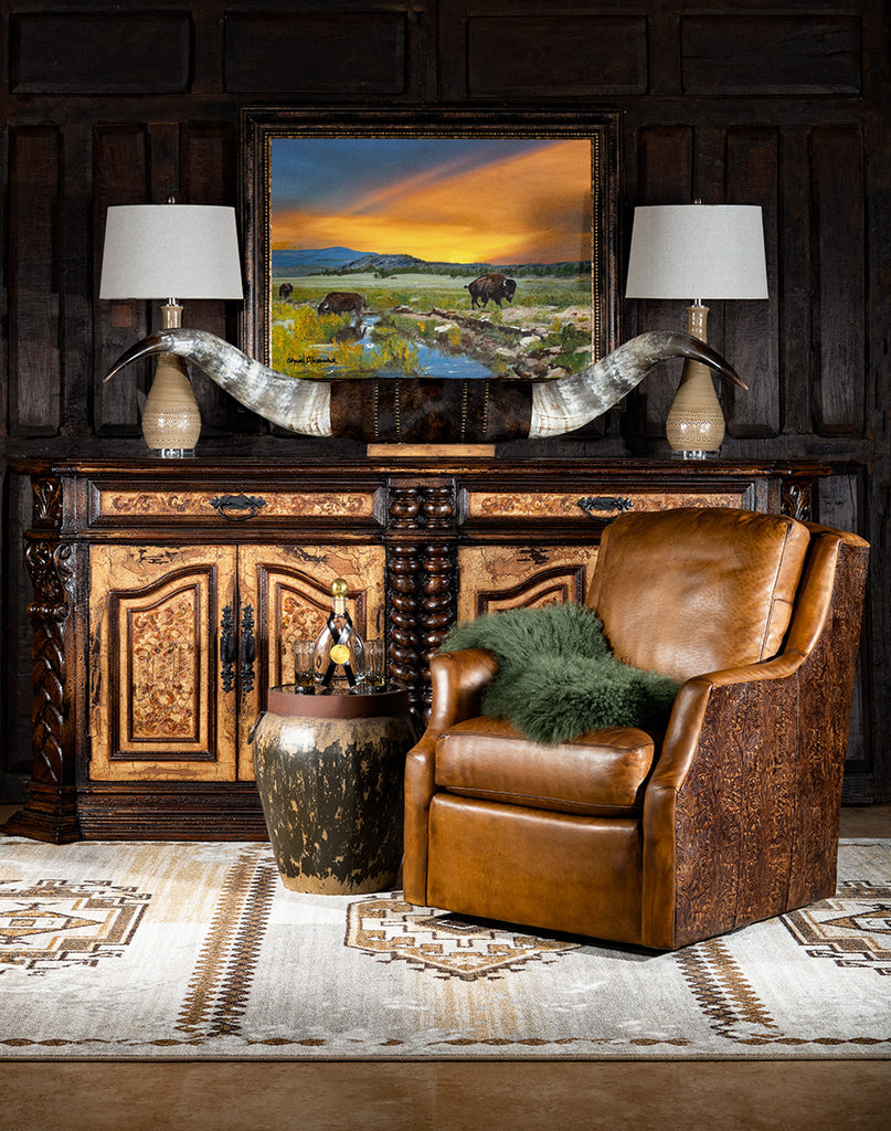 Rustic Western Living Room Setting - Your Western Decor